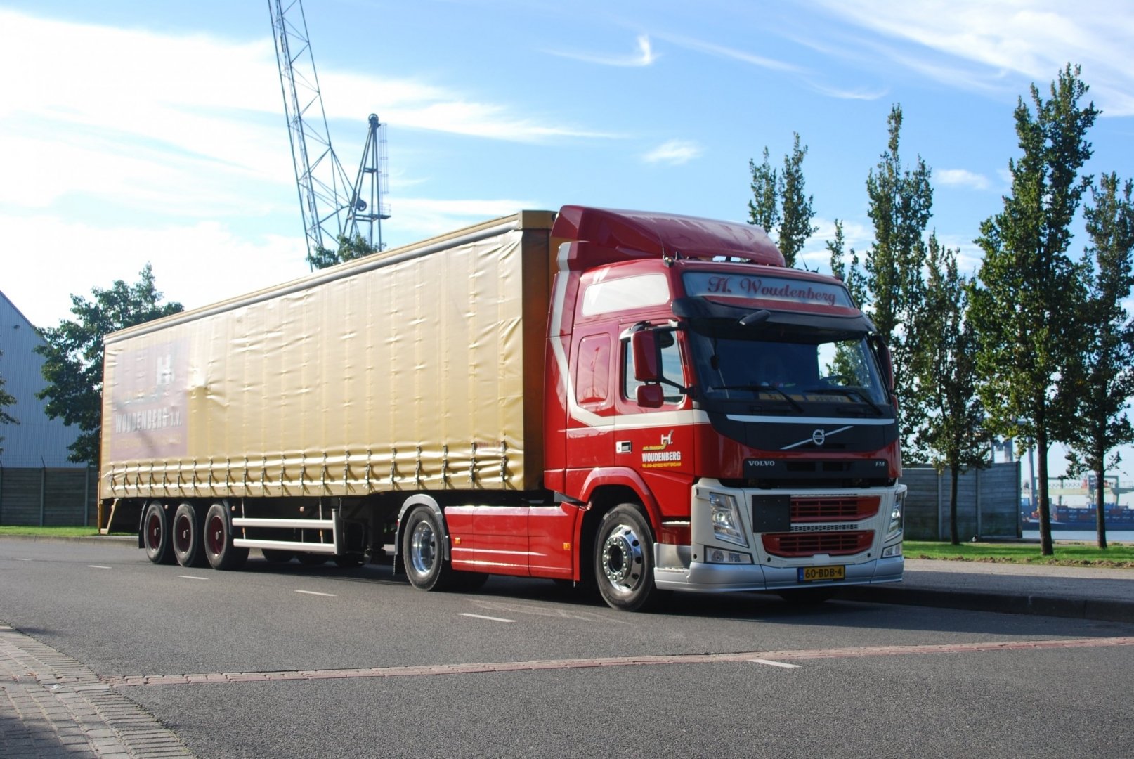 Woudenberg Transport vrachtwagen onderweg